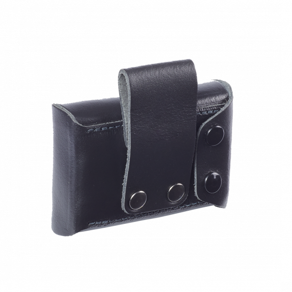 Lederen holster t.b.v. Galaxy. Uitvoering drukknoop - Afbeelding 2
