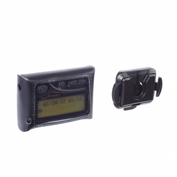 Lederen holster t.b.v. Galaxy. Uitvoering draai Swivel met lus