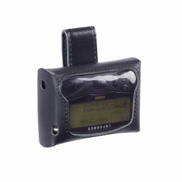 Lederen holster t.b.v. Pilot / ProCall.